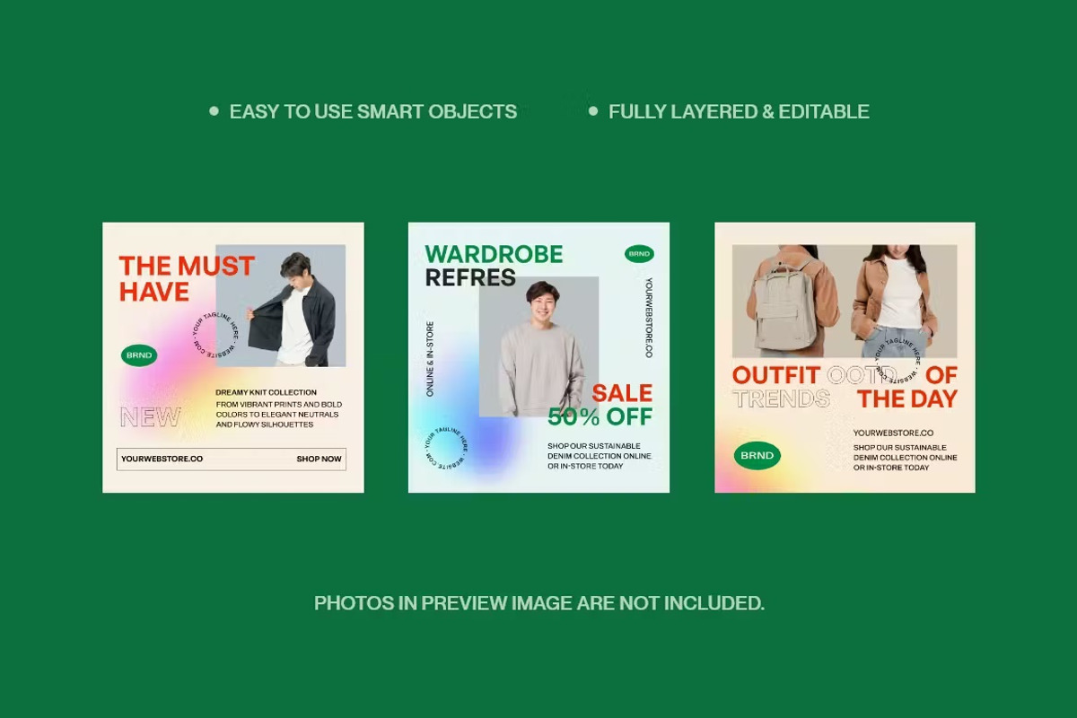 Fashion Sale Social Media Template, a Social Media Template by FDR Studio (Photo 3 of 3)