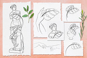 Bomtrys Script Font & Illustrations, a Script Font by CallMeStasia (Thumbnail 11 of 13)