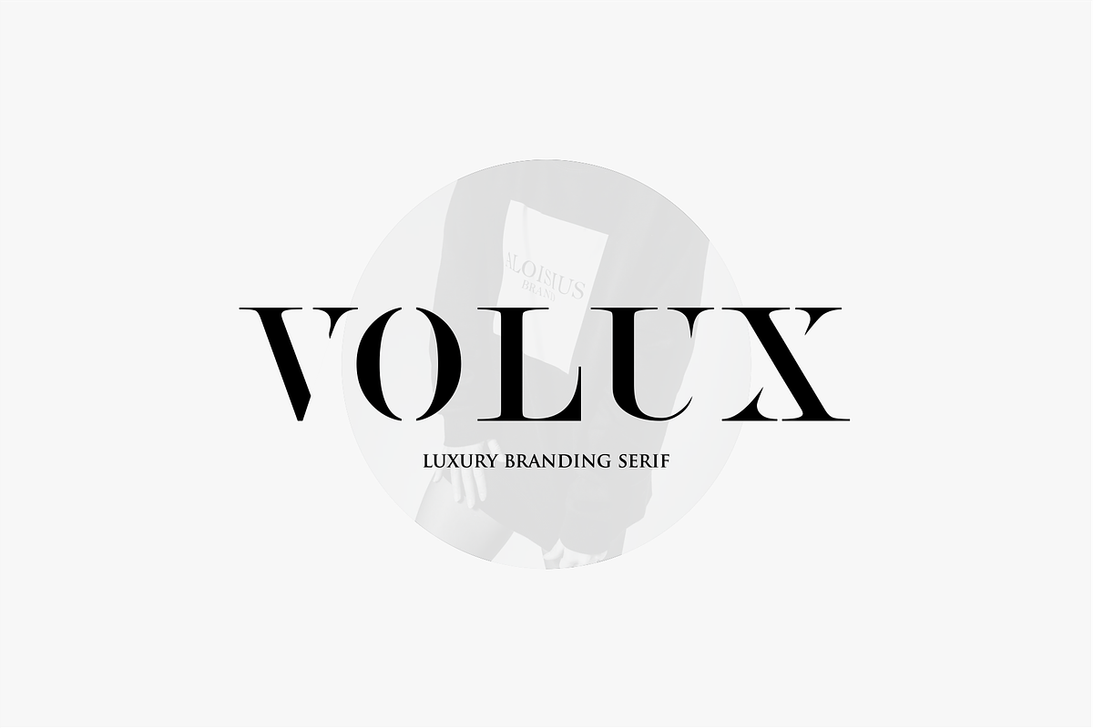 VOLUX - Luxury Branding, a Serif Font by Vroz Studio (Photo 1 of 9)