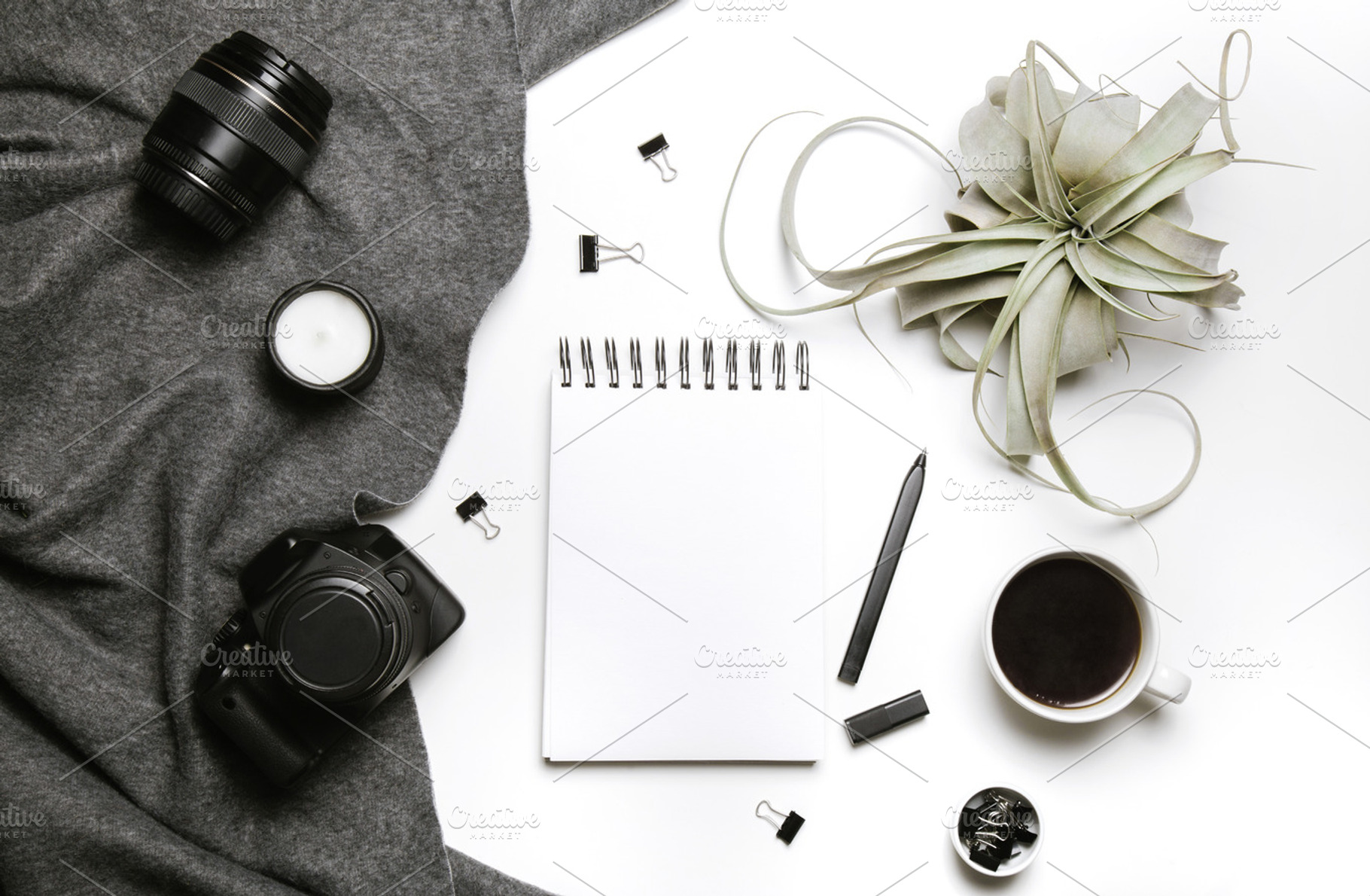 Styled flatlay with notebook, an Arts & Entertainment Photo by KateAedon
