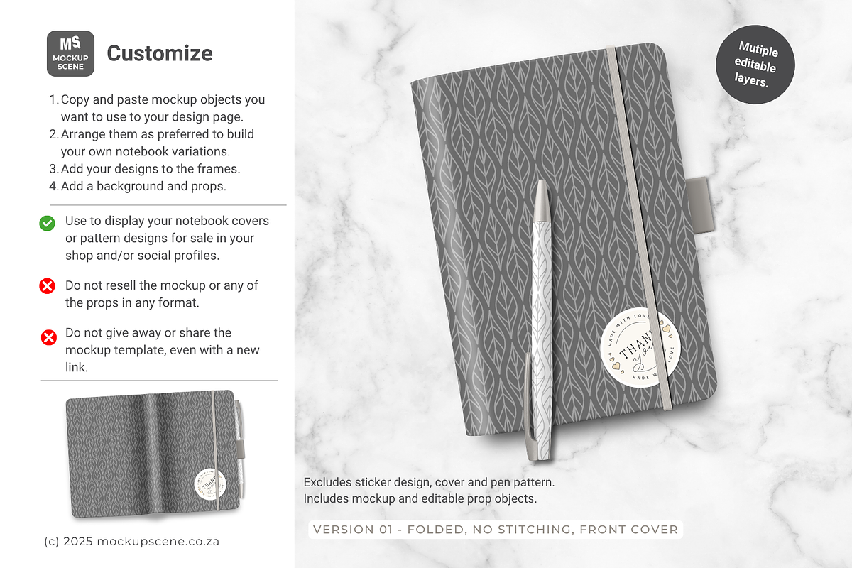 Assorted Notebooks Canva Mockup Set, a Books & Magazine Mockup by Mockup Scene (Photo 11 of 13)