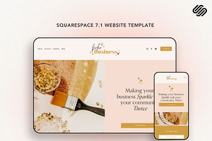 Squarespace 7.1 Boho Business