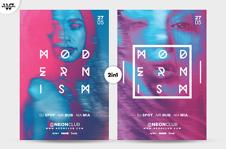 2in1 MODERN Flyer Template