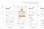 Makeapp Wireframe Kit, a Wireframe Template by Singlayn (Thumbnail 7 of 7)