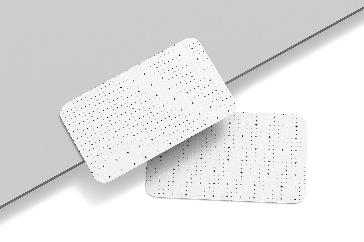Business Card Rounded Corner Mockup, an Advertising Mockup by graphypix (Photo 4 of 4)