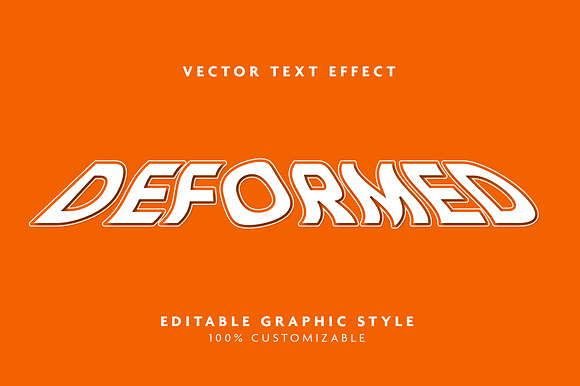 Distorted Bold Dynamic Text Effect preview 3