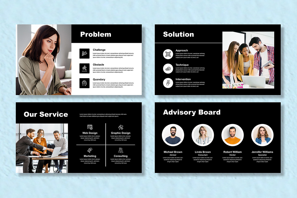 Business Plan Presentation Template, a Presentation Template by Mighty-Slide (Photo 4 of 6)