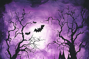 Spooky Silhouettes, a Background Graphic by Printable Treasure (Thumbnail 10 of 10)