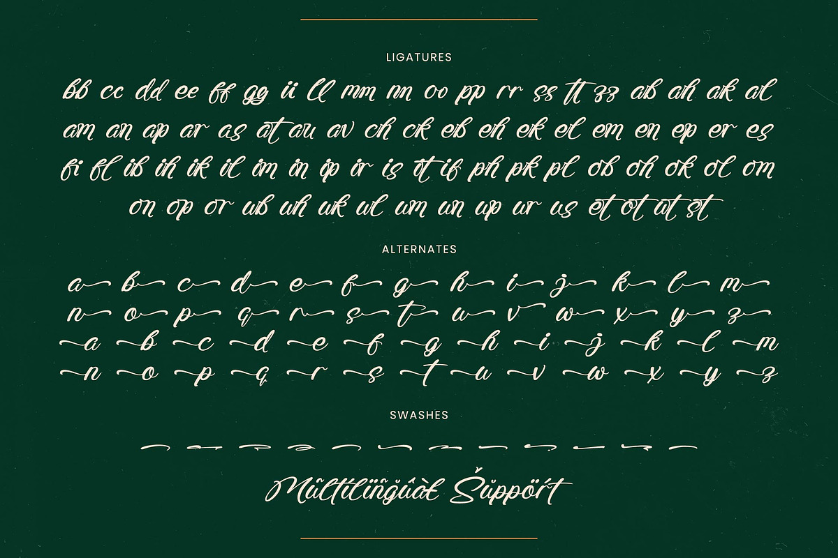 Radiate Yethina Modern Script Font, a Script Font by stylishtype.co (Photo 18 of 20)