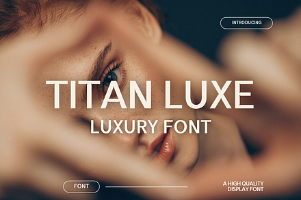 Titan Luxe Font - A Bold Typeface