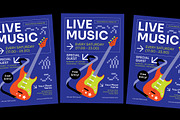 Live Music Promotion Flyer, a Flyer Template by Gumico Studio. (Thumbnail 1 of 3)