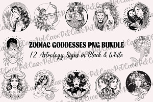 Zodiac Goddesses Astrology Bundle