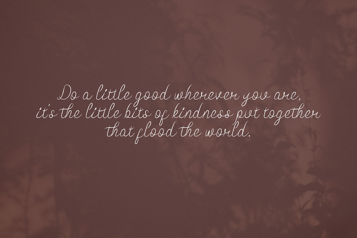 Fothem Script Fonts, a Script Font by mahstudios (Photo 13 of 14)