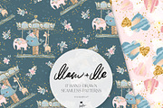 Mom and Me Baby Animals Patterns, a Pattern Graphic by KaramfilaS (Thumbnail 4 of 9)
