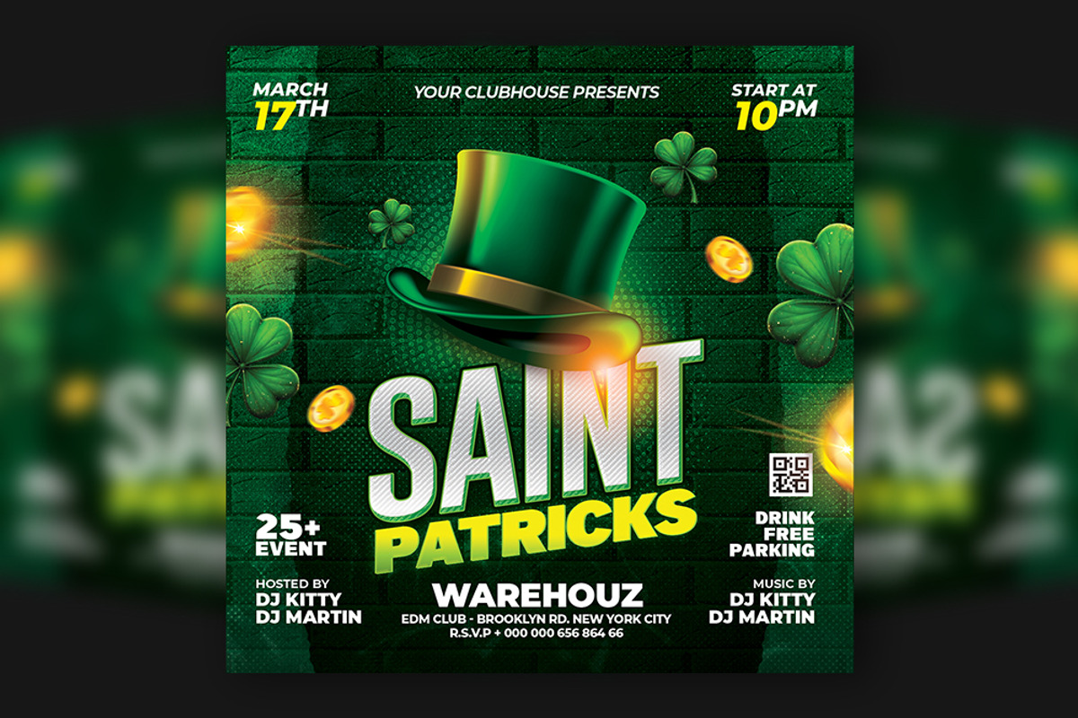 Saint Patricks Day Flyer Template, a Flyer Template by Artonix (Photo 1 of 4)