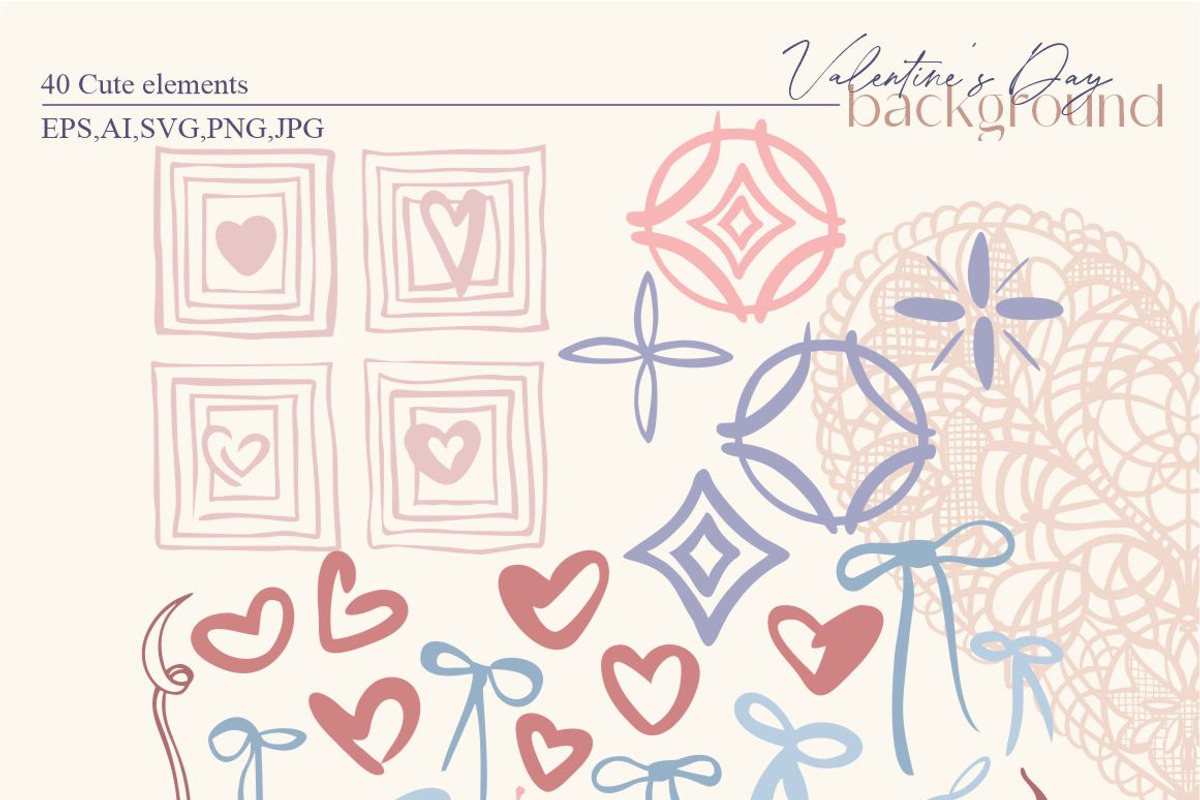 Valentine's Day - background, a Background Graphic by Collection by VY (Photo 5 of 9)