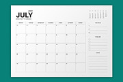 2027 Monthly Planner (MP049-27-L2), a Stationery Template by mikhailmorosin (Thumbnail 3 of 7)
