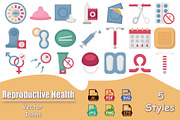 Reproductive Health Vector Icons, a Solid Icon by Vector Portal (Thumbnail 1 of 5)