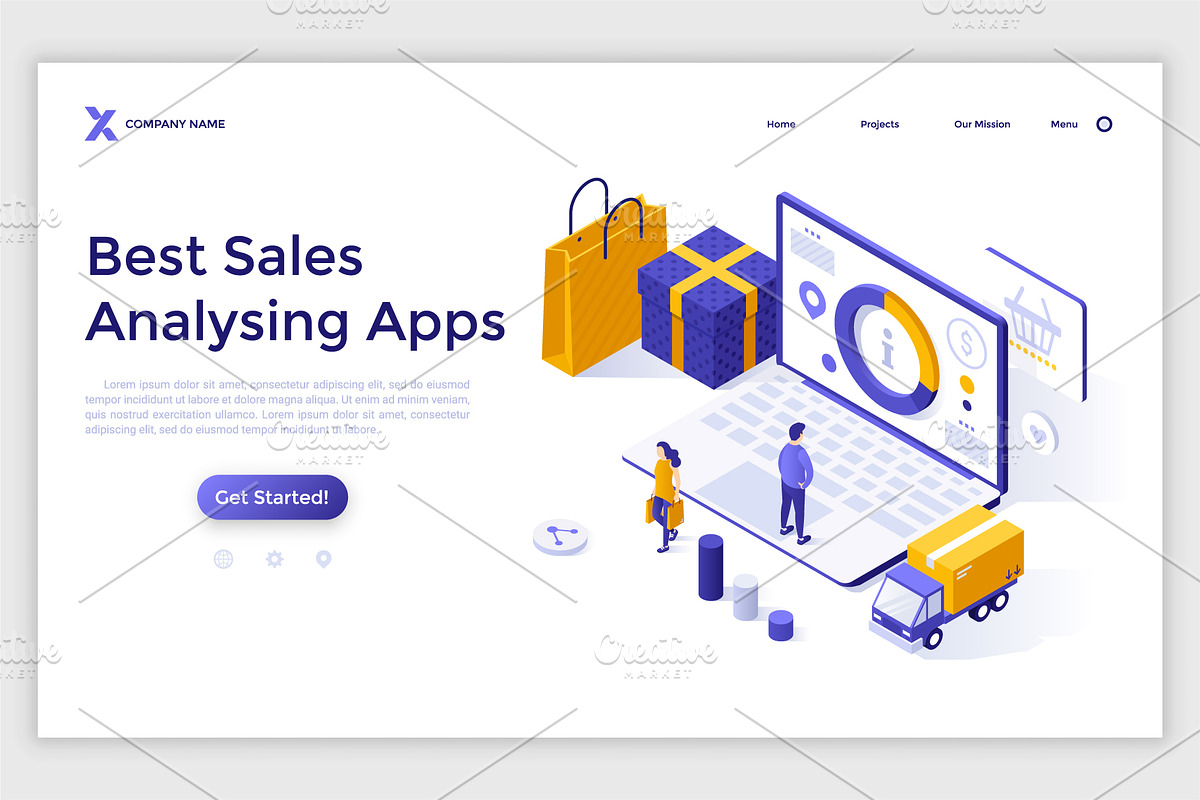 Isometric Solutions Mini. Part 2, a Templates & Theme by Andrew Kras Design (Photo 18 of 21)