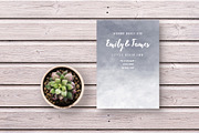 Grey Ombre Watercolor Backgrounds, a Texture Graphic by KitsPix (Thumbnail 2 of 4)