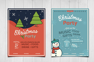 Cute christmas invitations, a Templates & Theme by wavebreak