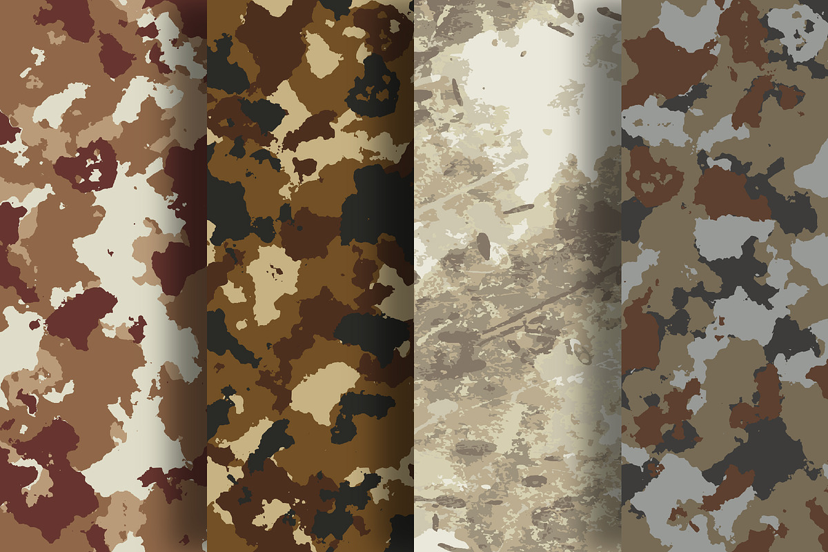 Vector Camouflage Textures, a Pattern Graphic by Iryna Denysova (Photo 4 of 10)