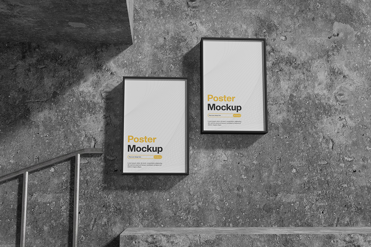 Poster Mockup, a Product Mockup by Indah (Photo 6 of 6)