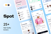 Spot iOS UI Kit, a Templates & Theme by Craftwork (Thumbnail 1 of 5)