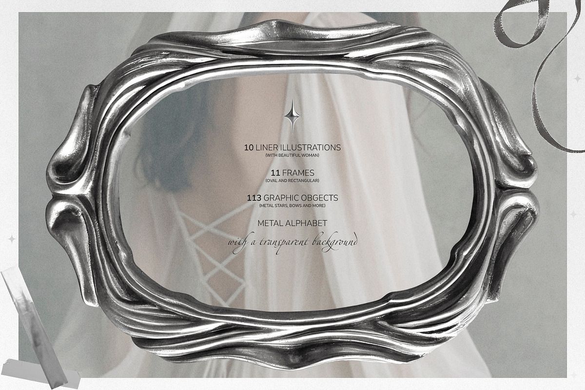 Argent: Collage Kit, an Object Graphic by TiriCo (Photo 3 of 9)