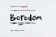 Boredom - Handwritten Font, a Sans Serif Font by Invasi Studio (Thumbnail 1 of 10)