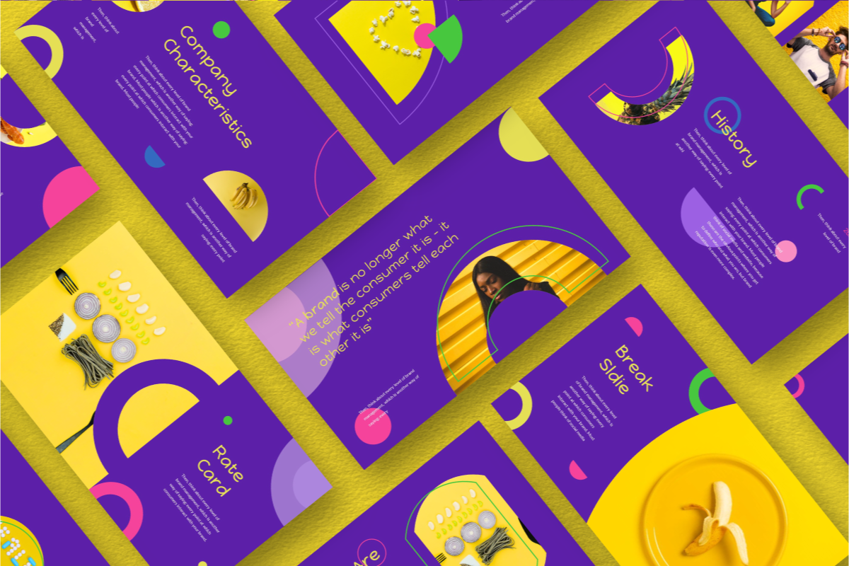 Circle Brand Keynote Template, a Presentation Template by Inkofert (Photo 3 of 9)