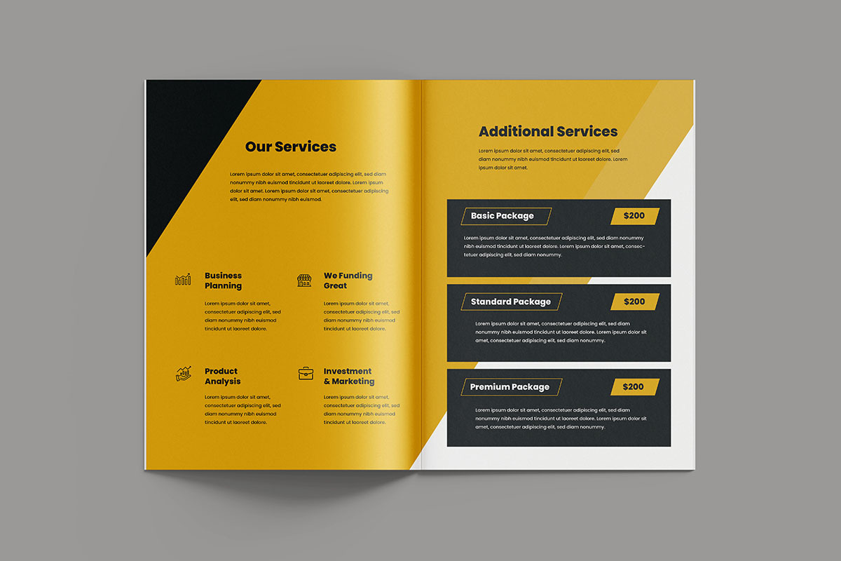 Company Brochure Design, a Brochure Template by afsar.hossain (Photo 3 of 7)