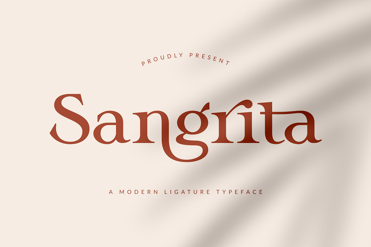 Sangrita, a Serif Font by ToniStudio (Photo 1 of 9)