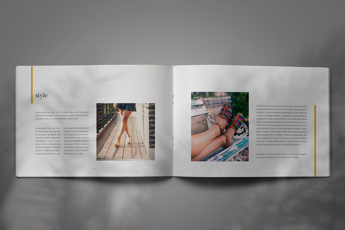 STYLE - Brochure Lookbook Template, a Brochure Template by Indotitas (Photo 5 of 9)