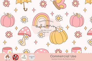 Autumn Seamless Pattern, Background