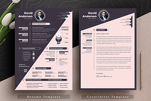 Modern Resume Cv Template Word Pages