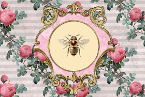 Garden Pink Memories Clipart