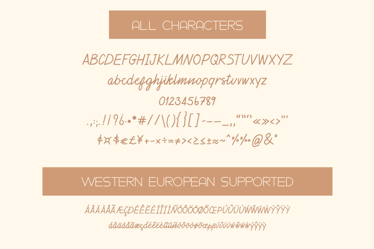 Friyay Handwritten Typeface preview 8
