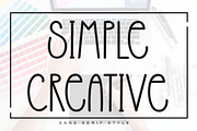 Simple Designer, a Sans Serif Font by InermediaSTUDIO (Thumbnail 1 of 8)