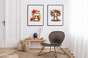 Whimsical Summer Animals Clipart, a Seasonal Illustration by Canvas Craft (Thumbnail 7 of 10)