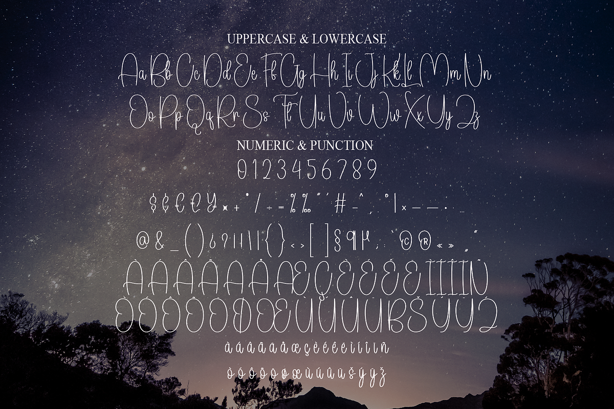 Nightday | Script Font, a Handwritten Font by Scratchones (Photo 7 of 8)