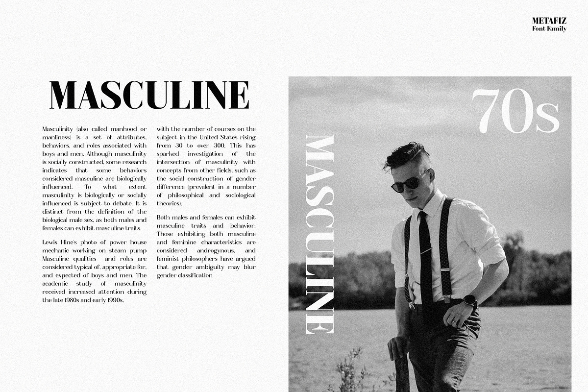 Metafiz - An elegant font, a Serif Font by Java pep (Photo 9 of 13)