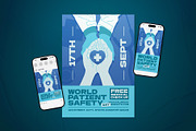 World Patient Safety Day Flyer Set, a Flyer Template by The Good Store (Thumbnail 1 of 2)