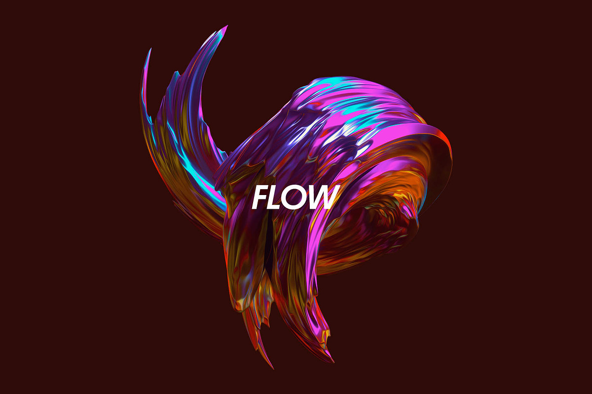 Flow: Cascading Textures, an Object Graphic by RuleByArt