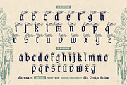 Soul Clock Typeface, a Blackletter Font by alit design (Thumbnail 12 of 20)