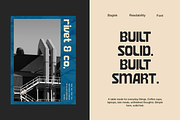 Boilas - Modern Industrial Font, a Sans Serif Font by Pandeka Studio (Thumbnail 5 of 9)