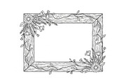 Rustic Floral Frame SVG Bundle, an Illustration by jahid234 (Thumbnail 14 of 31)
