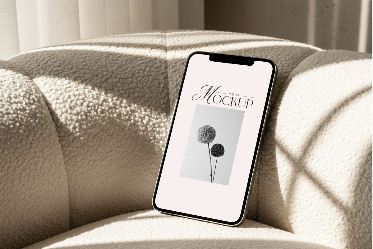 Minimal Beige Digital Devices Mockup, an iPad Mockup by aana_flavs (Photo 2 of 5)