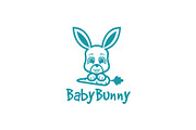 Baby Bunny Mascot Logo, a Branding & Logo Template by ashenterprise (Thumbnail 2 of 2)