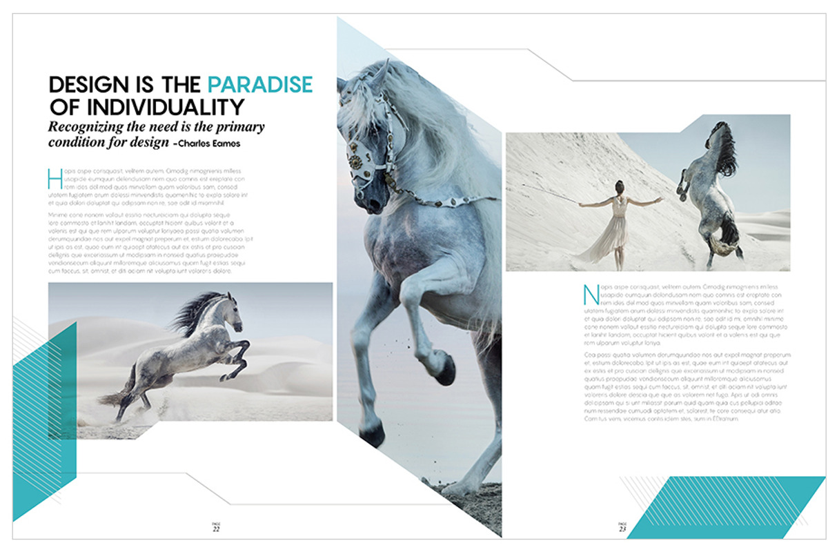 Magazine Template InDesign 09, a Magazine Template by Love Graphic Design (Photo 20 of 28)